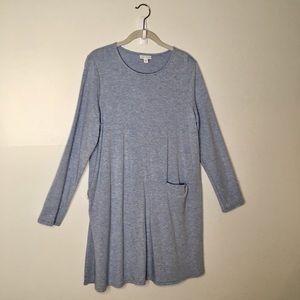 J.Jill Smokey Blue Tunic Dress